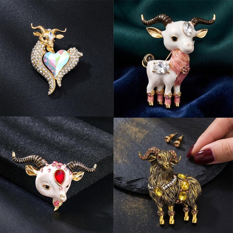 Unique Women'S Formal Wear - Bros Kambing Berhias Berlian Imitasi Unik,