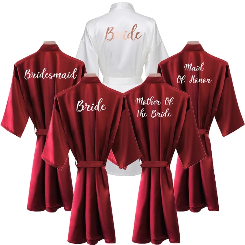 Women'S Formal Wear Wedding - Jubah Pengantin Wanita Jubah Burgundy Jubah