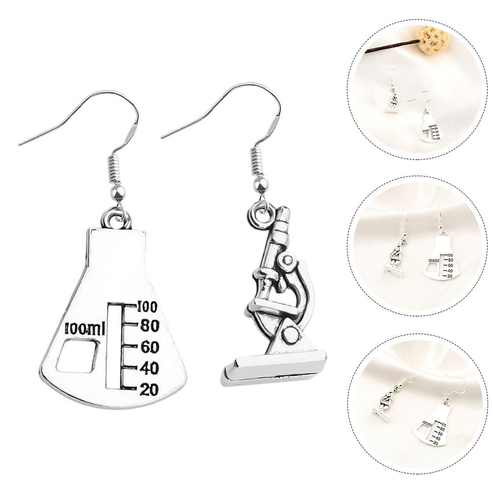 1 Pasang Anting Mikroskop Wani - Unique Women'S Formal Wear ulasan dan harga