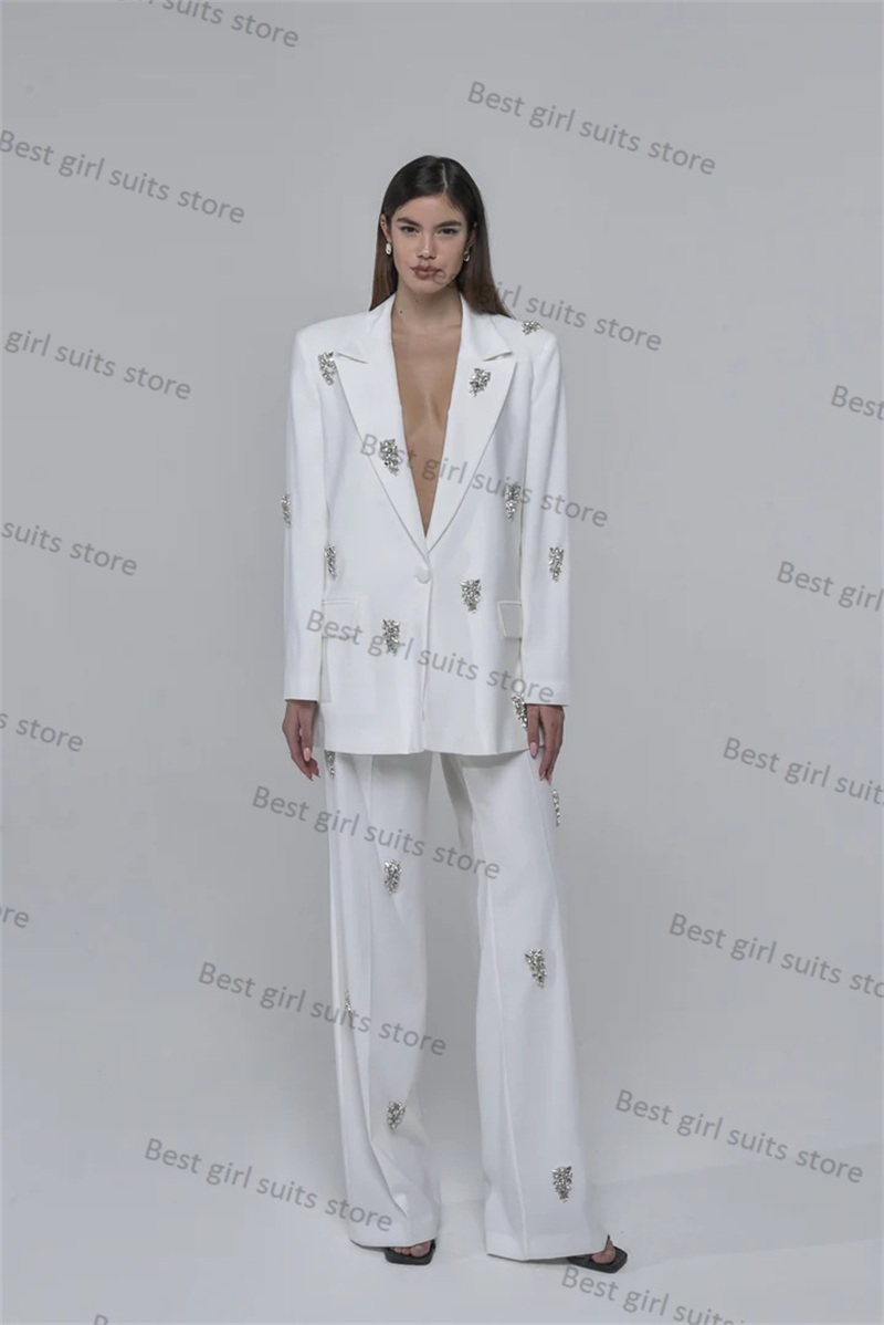 Setelan pakaian Formal wanita, - Tailored Trouser Wide ulasan dan harga