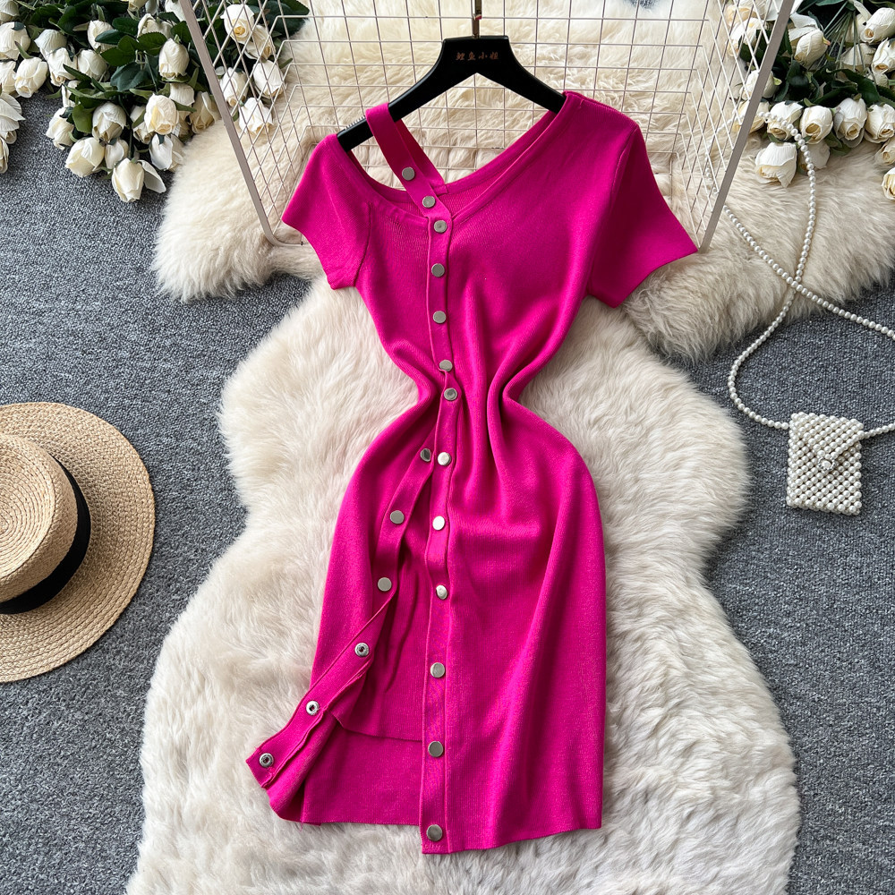 Gaun Wanita Panjang Sedang Sek - Wrap Dress Work ulasan dan harga