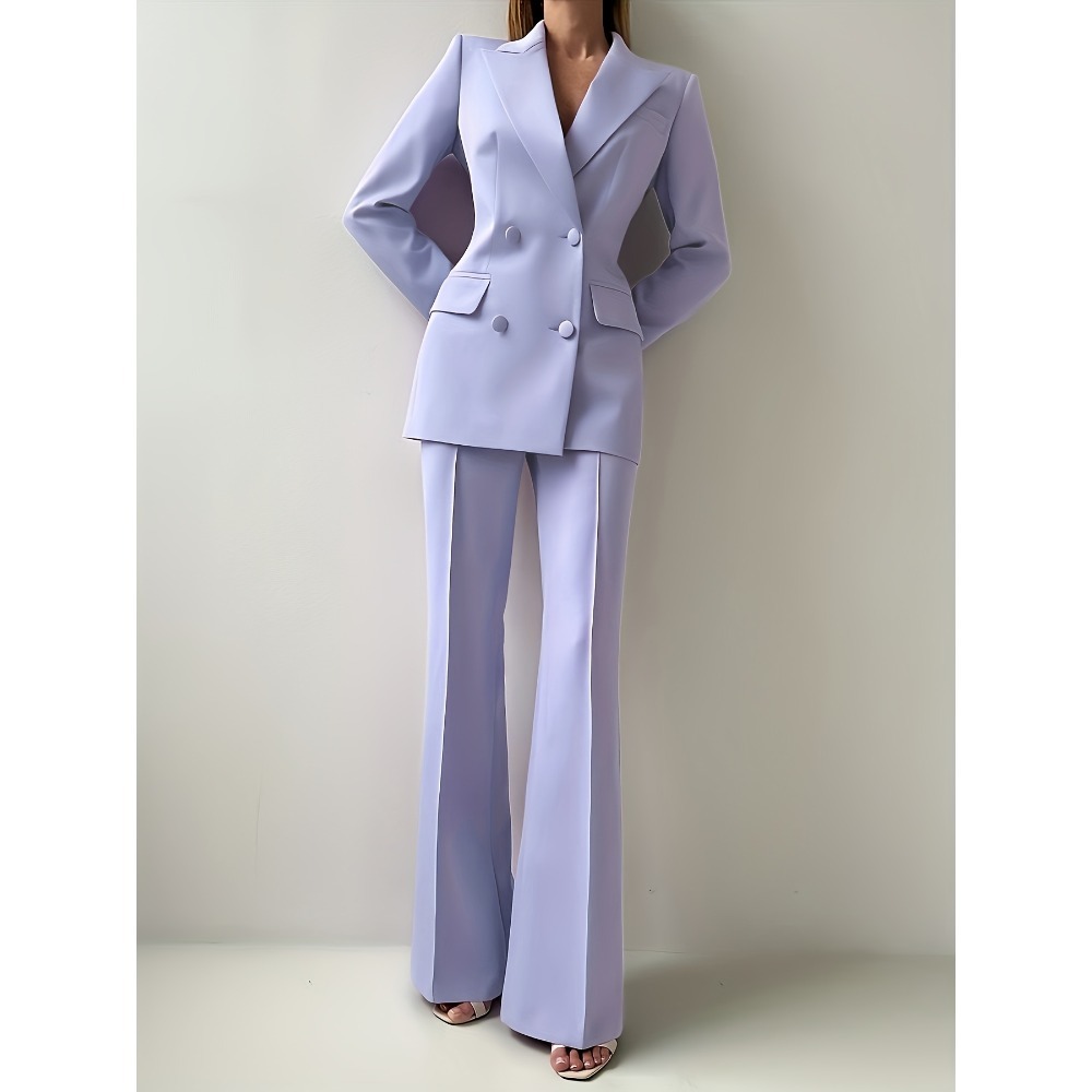 Setelan jas wanita elegan deng - Tailored Trouser Wide ulasan dan harga