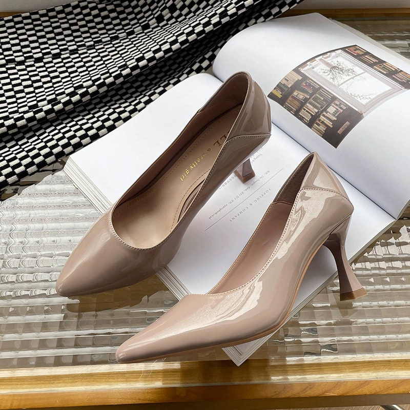 Sepatu Hak Tinggi Wanita Kulit - Slingback Heel Formal ulasan dan harga