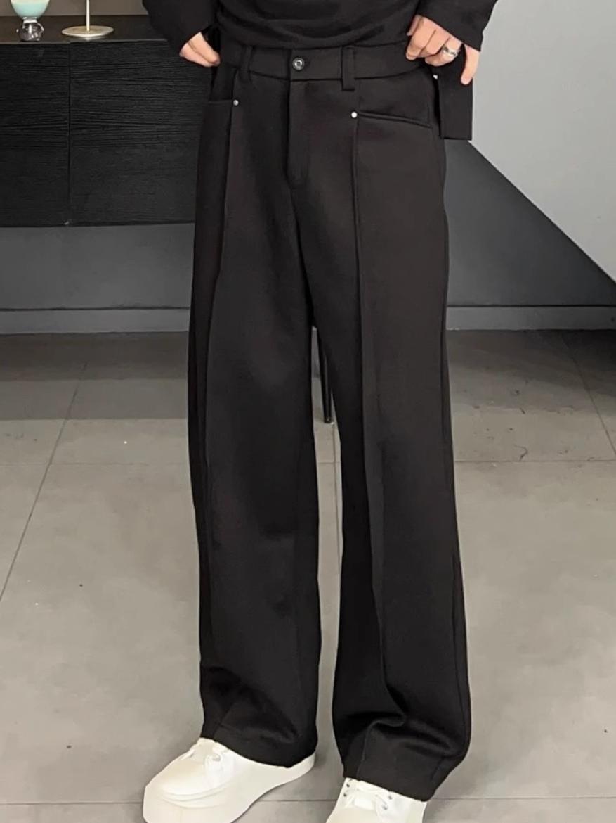 Celana Kasual Gaya Korea Celan - Tailored Trouser Wide ulasan dan harga