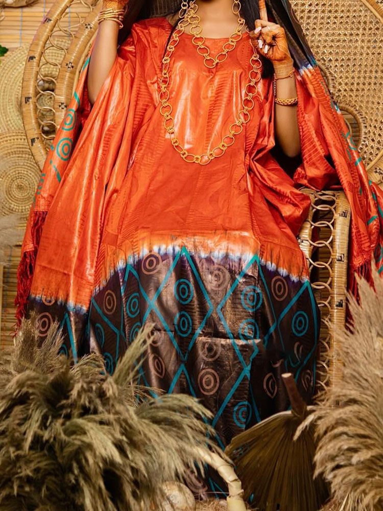 Gaun Cetak Afrika: Gaya Acara  - Women Formal Wear For Plus Size ulasan dan harga