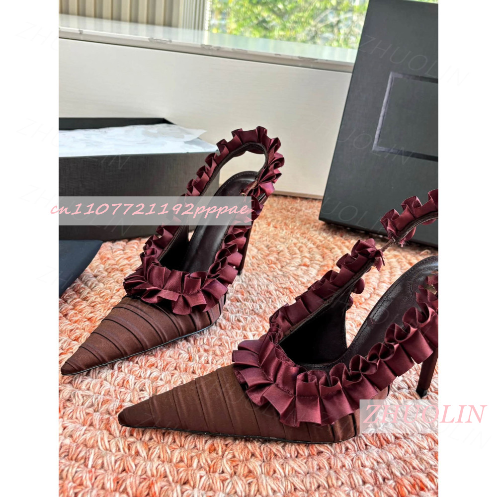 Sepatu Hak Tinggi Slingback Bu - Slingback Heel Formal ulasan dan harga