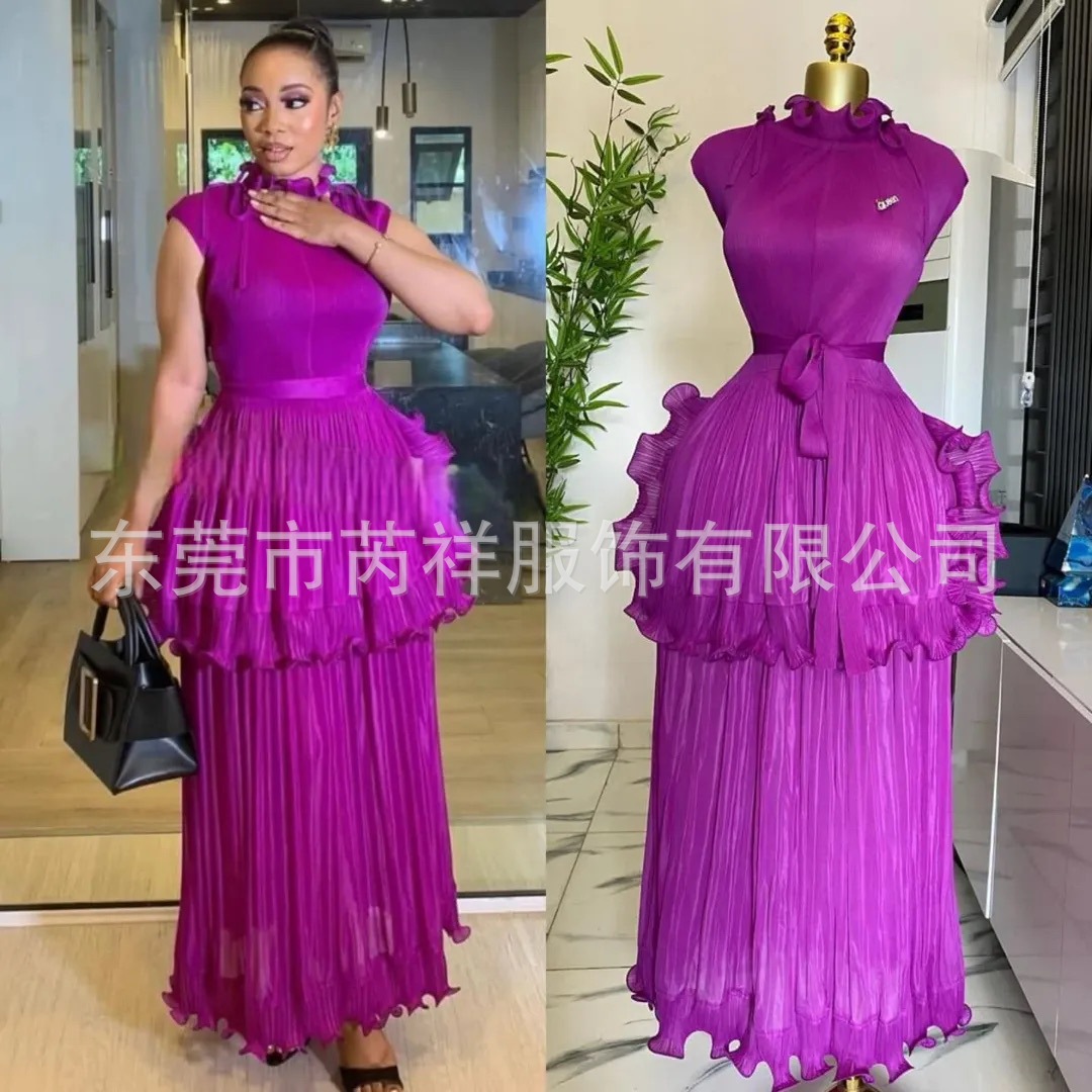Gaun Panjang Wanita Model A-Li - Wrap Dress Work ulasan dan harga